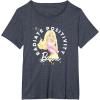 image:imageBarbie  Radiate Positivity Watercolor Dreams TShirtHeather Blue