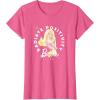 image:imageBarbie  Radiate Positivity Watercolor Dreams TShirtPink Heather