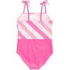 image:imageBarbie Girls UPF 50 One Piece Bathing Suit Little Kid to Big Kid Sizes 41416Pink  White