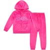 image:imageBarbie Velour Matching Family Zip Up Hoodie Pants Outfit Set Newborn to Adult Sizes Newborn  2XLPink