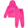 image:imageBarbie Velour Matching Family Zip Up Hoodie Pants Outfit Set Newborn to Adult Sizes Newborn  2XLPink