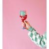 image:imageEnesco Lolita Barbie Living the Dream Malibu House HandPainted Artisan Wine Glass 15 Ounce Multicolor