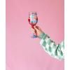 image:imageEnesco Lolita Barbie Living the Dream Malibu House HandPainted Artisan Wine Glass 15 Ounce Multicolor