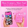 image:imageKodak x Barbie Instant Smartphone Portable Photo Printer Full Color Wireless Zink 2x3 51x75 cm StickyBack Photos Print from iOS amp Android Devices with Fun Editing App Signature StyleBarbie Signature