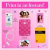 image:imageKodak x Barbie Instant Smartphone Portable Photo Printer Full Color Wireless Zink 2x3 51x75 cm StickyBack Photos Print from iOS amp Android Devices with Fun Editing App Iconic Style