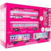image:imageLionel Mattel Barbie Battery O Gauge Toy Train Set with Remote Locomotive Train Cars amp Track with Authentic Train Sounds Lights amp Water Vapor Smoke Effects for Kids 4