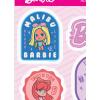 image:imageMattel Barbie Chibi Style Adhesive Vinyl Decals  Cute Barbie Stickers for Water Bottle or Laptop 1 Pack 4 CountBluePurple