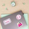 image:imageMattel Barbie Chibi Style Adhesive Vinyl Decals  Cute Barbie Stickers for Water Bottle or Laptop 1 Pack 4 CountPink