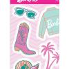 image:imageMattel Barbie Chibi Style Adhesive Vinyl Decals  Cute Barbie Stickers for Water Bottle or Laptop 1 Pack 4 CountPinkMint