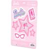 image:imageMattel Barbie Chibi Style Adhesive Vinyl Decals  Cute Barbie Stickers for Water Bottle or Laptop 1 Pack 4 CountPinkPurple