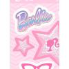 image:imageMattel Barbie Chibi Style Adhesive Vinyl Decals  Cute Barbie Stickers for Water Bottle or Laptop 1 Pack 4 CountPinkPurple