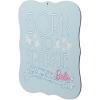 image:imageMattel Barbie Silhouettes Wood Wall Decor  Stylish Barbie Wall Art for Bedroom or Play RoomLight Blue