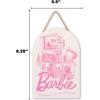 image:imageMattel Barbie Silhouettes Wood Wall Decor  Stylish Barbie Wall Art for Bedroom or Play RoomLight Pink