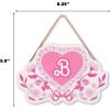 image:imageMattel Barbie Silhouettes Wood Wall Decor  Stylish Barbie Wall Art for Bedroom or Play RoomPink