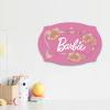 image:imageMattel Barbie Silhouettes Wood Wall Decor  Stylish Barbie Wall Art for Bedroom or Play RoomPinkBeige