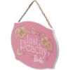 image:imageMattel Barbie Silhouettes Wood Wall Decor  Stylish Barbie Wall Art for Bedroom or Play RoomPinkOrange