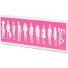 image:imageMattel Barbie Silhouettes Wood Wall Decor  Stylish Barbie Wall Art for Bedroom or Play RoomPinkWhite