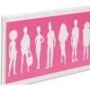 image:imageMattel Barbie Silhouettes Wood Wall Decor  Stylish Barbie Wall Art for Bedroom or Play RoomPinkWhite
