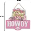 image:imageMattel Barbie Silhouettes Wood Wall Decor  Stylish Barbie Wall Art for Bedroom or Play RoomPinkYellow