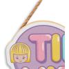 image:imageMattel Barbie Silhouettes Wood Wall Decor  Stylish Barbie Wall Art for Bedroom or Play RoomPurple