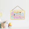 image:imageMattel Barbie Silhouettes Wood Wall Decor  Stylish Barbie Wall Art for Bedroom or Play RoomYellow