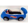 image:imageMegatoys Barbie Plush Car Pet Bed Themed Plush Pink Pet Bed for Dogs and Cats  Soft and Cozy Pet Bed with Barbie Pillow and Car DesignHot Wheels
