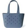image:imageSimple Modern Mattel Large Beach Bag  Waterproof Getaway Rubber Tote with Zipper Pocket for Travel Pool Boat Groceries Sports  BarbieBlue Dune