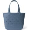 image:imageSimple Modern Mattel Large Beach Bag  Waterproof Getaway Rubber Tote with Zipper Pocket for Travel Pool Boat Groceries Sports  BarbieBlue Dune