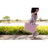 image:imageSimple Modern Mattel Large Beach Bag  Waterproof Getaway Rubber Tote with Zipper Pocket for Travel Pool Boat Groceries Sports  BarbieDisney Lavender Princess