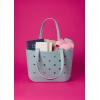 image:imageSimple Modern Mattel Large Beach Bag  Waterproof Getaway Rubber Tote with Zipper Pocket for Travel Pool Boat Groceries Sports  BarbieDisney Mickey Mouse on Sea Glass Sage