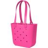 image:imageSimple Modern Mattel Large Beach Bag  Waterproof Getaway Rubber Tote with Zipper Pocket for Travel Pool Boat Groceries Sports  BarbieMalibu