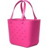 image:imageSimple Modern Mattel Large Beach Bag  Waterproof Getaway Rubber Tote with Zipper Pocket for Travel Pool Boat Groceries Sports  BarbieMalibu