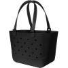 image:imageSimple Modern Mattel Large Beach Bag  Waterproof Getaway Rubber Tote with Zipper Pocket for Travel Pool Boat Groceries Sports  BarbieMidnight Black