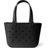image:imageSimple Modern Mattel Large Beach Bag  Waterproof Getaway Rubber Tote with Zipper Pocket for Travel Pool Boat Groceries Sports  BarbieMidnight Black