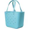 image:imageSimple Modern Mattel Large Beach Bag  Waterproof Getaway Rubber Tote with Zipper Pocket for Travel Pool Boat Groceries Sports  BarbieNantucket Tides