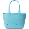 image:imageSimple Modern Mattel Large Beach Bag  Waterproof Getaway Rubber Tote with Zipper Pocket for Travel Pool Boat Groceries Sports  BarbieNantucket Tides