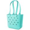 image:imageSimple Modern Mattel Large Beach Bag  Waterproof Getaway Rubber Tote with Zipper Pocket for Travel Pool Boat Groceries Sports  BarbieOcean Water