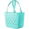 image:imageSimple Modern Mattel Large Beach Bag  Waterproof Getaway Rubber Tote with Zipper Pocket for Travel Pool Boat Groceries Sports  BarbieOcean Water