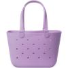 image:imageSimple Modern Mattel Large Beach Bag  Waterproof Getaway Rubber Tote with Zipper Pocket for Travel Pool Boat Groceries Sports  BarbiePurple Breeze