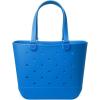 image:imageSimple Modern Mattel Large Beach Bag  Waterproof Getaway Rubber Tote with Zipper Pocket for Travel Pool Boat Groceries Sports  BarbieSupersonic Blue