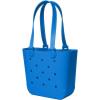 image:imageSimple Modern Mattel Large Beach Bag  Waterproof Getaway Rubber Tote with Zipper Pocket for Travel Pool Boat Groceries Sports  BarbieSupersonic Blue