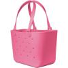 image:imageSimple Modern Mattel Large Beach Bag  Waterproof Getaway Rubber Tote with Zipper Pocket for Travel Pool Boat Groceries Sports  BarbieVelvet Pink