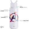 image:imageSimple Modern Summit Water Bottle with Straw Lid  Barbie 30oz Leak Proof Stainless Steel Insulated Cup  Gifts for Her  Barbie CheckmateMarvel Avengers Assemble