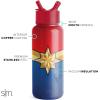 image:imageSimple Modern Summit Water Bottle with Straw Lid  Barbie 30oz Leak Proof Stainless Steel Insulated Cup  Gifts for Her  Barbie CheckmateMarvel Captain Marvel