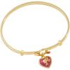 image:imageAlex and Ani Barbie BraceletsSilhouette Heart Charm Tension Bangle Shiny Gold
