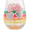 image:imageEnesco Lolita Barbie Vacay Vibes Girls Wanna Have Sun HandPainted Artisan Stemless Wine Glass 20 Ounce Multicolor