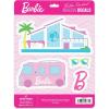 image:imageMattel Barbie Chibi Style Adhesive Vinyl Decals  Cute Barbie Stickers for Water Bottle or Laptop 1 Pack 4 CountLight Blue