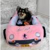 image:imageMegatoys Barbie Plush Car Pet Bed Themed Plush Pink Pet Bed for Dogs and Cats  Soft and Cozy Pet Bed with Barbie Pillow and Car DesignElvis
