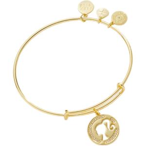 image:imageAlex and Ani Barbie BraceletsSilhouette Pave Charm Bangle Shiny Gold