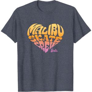 image:imageBarbie  Malibu Skate Crew Heart TShirtHeather Blue